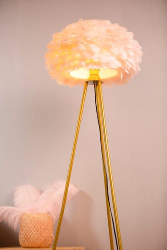 ابجورة ريش أرضية زهري 3 أرجل