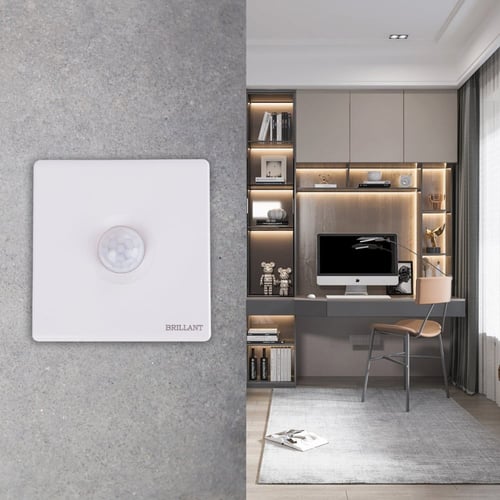 مفتاح كهربائي حساس الحركة والإضاءة واستشعارها ابيض...