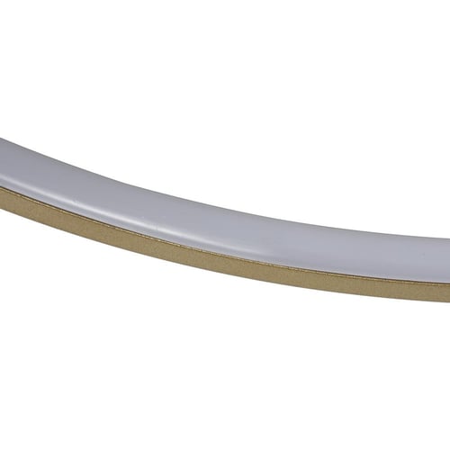 ثريا ليد لطش مودرن دائرية ذهبي