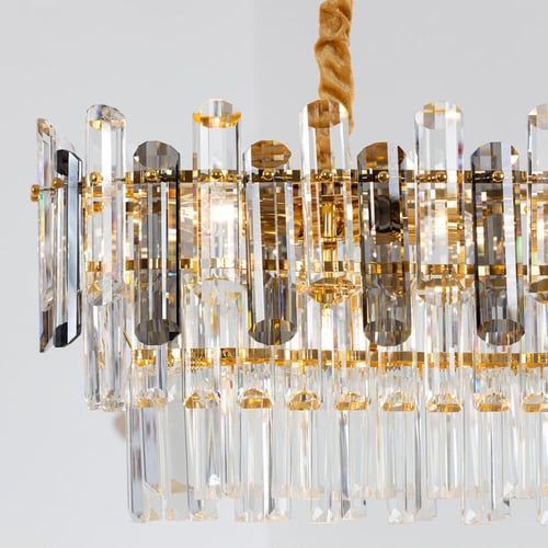 ثريا كريستال ستايل اوروبي بيضاوي راقي