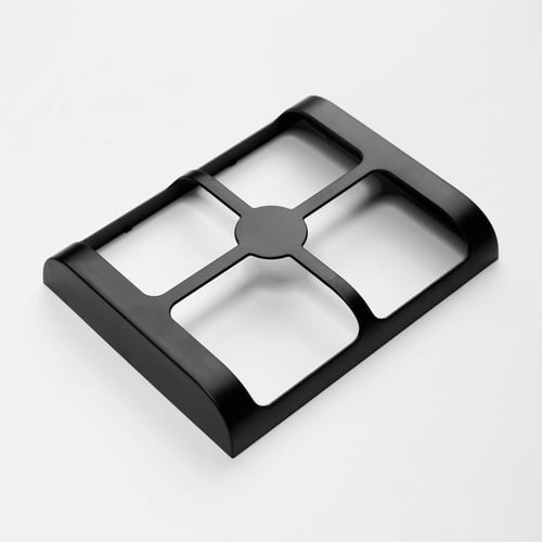 كشاف سور مربع بلون اسود وإنارة صفراء