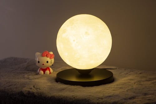 ابجورة مودرن دائرية اسود شكل القمر