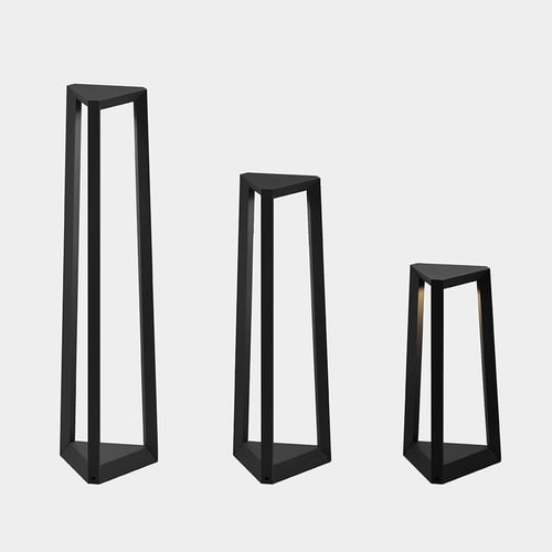 عامود إنارة حدائق ليد ثلاث اتجاهات