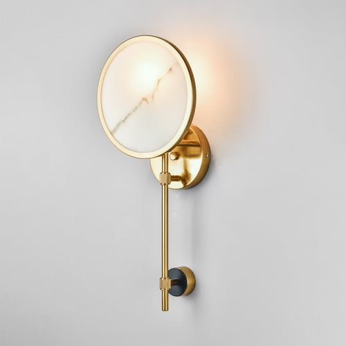 ابليك راقي دائري اكلوريك رخامي باللون الذهبي