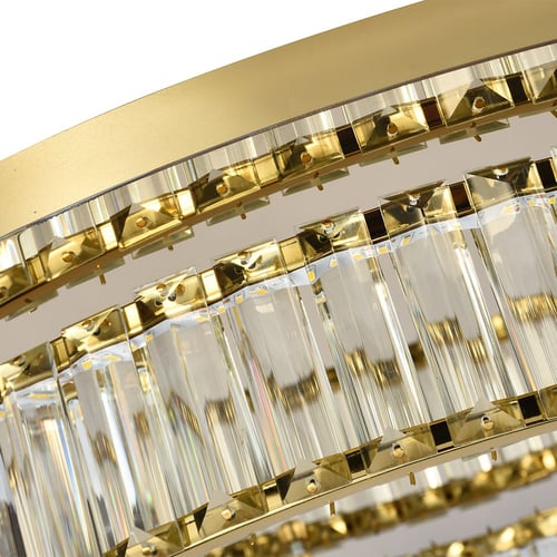 ثريا لطش كريستال دائري كلاسيك قطر 60 سم