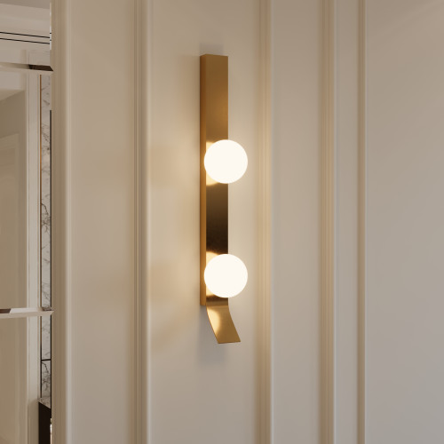 لمبة جدارية قاعدة ذهبي