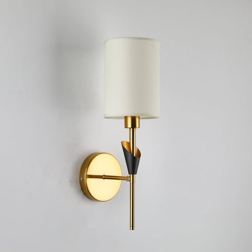 ابليك كلاسيك مفرد ذهبي مع قمع قماشي