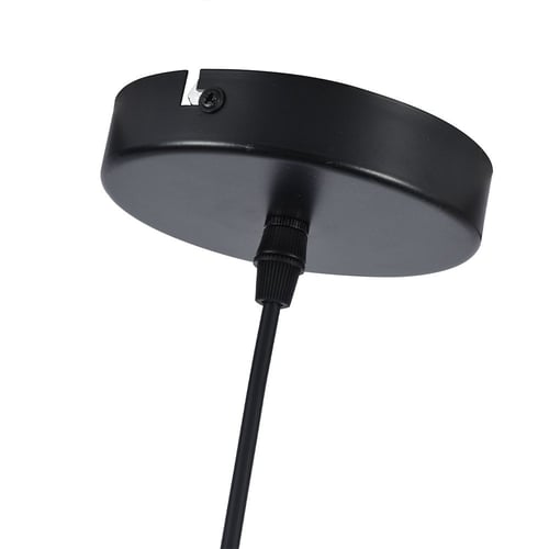 إنارة معلقة اسود دائري