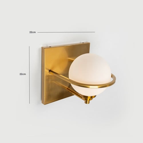 ابليك مودرن ذهبي راقي كرة زجاجية