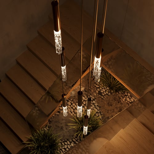 ثريا قبه كريستال طول 5 متر