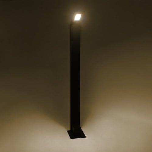 عمود انارة حدائق ليد مستطيل نحيف