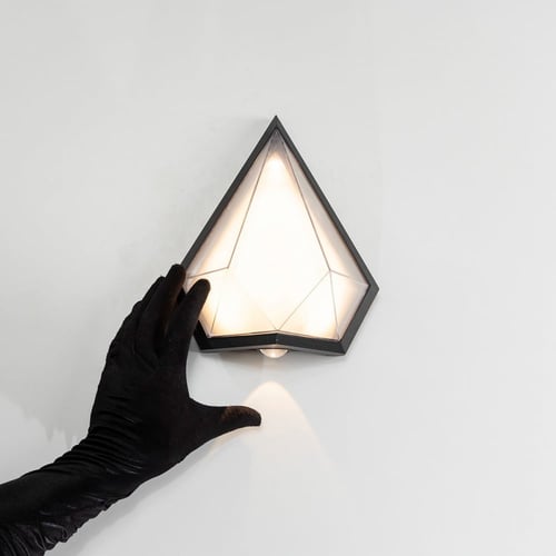 ابليك سور خارجي اسود شكل جوهرة