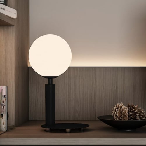 ابجورة اسود ناعمة مودرن بخاصية الديمر