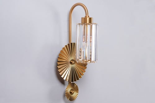 ابليك جداري داخلي ذهبي شكل دائرتين