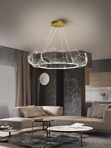 ثريا مودرن اكلوريك 80 سم بـ إضاءة LED مدمجة