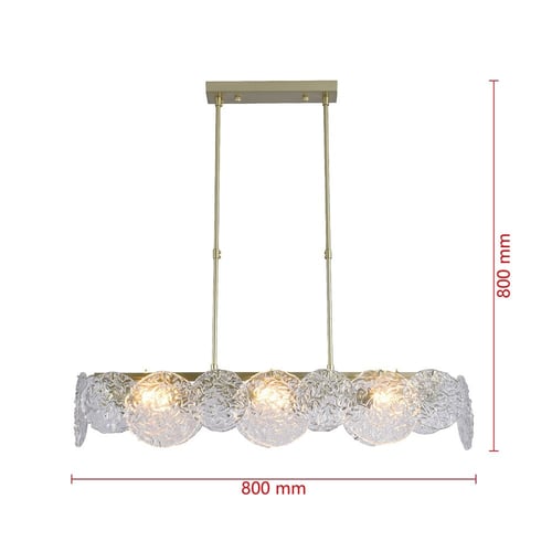 ثريا معلقة مستطيلة مودرن