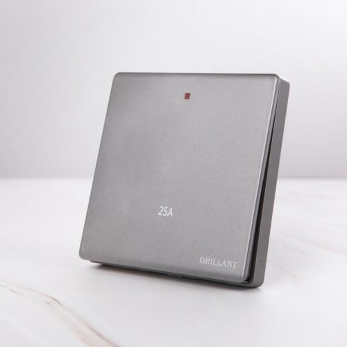 مفتاح سخان 25 أمبير مودرن رمادي برلنت