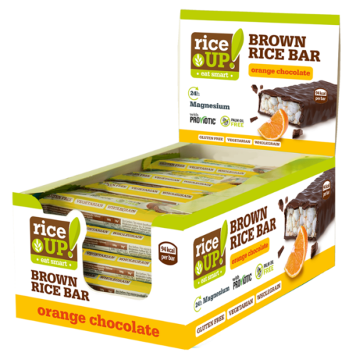 رايس اب بار بالشوكلاتة الداكنة والبرتقال 18x20 جرا...