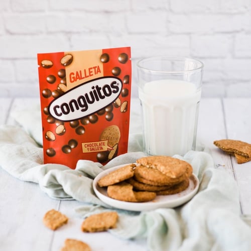 كونجيتوس كرات البسكويت مغلف بشوكولاتة الحليب 120جر...