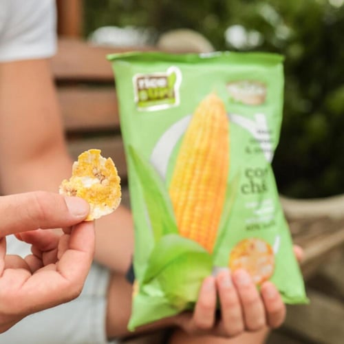 رايس أب رقائق الذرة بنكهة الكريمة والبصل 60 جرام