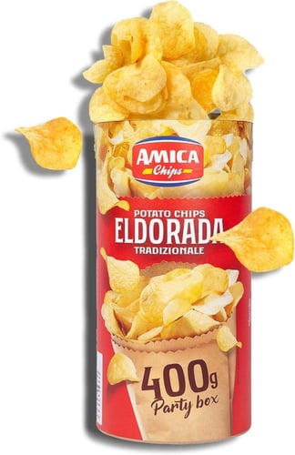 أميكا الدورادوا رقائق البطاطس قليلة الدهون عبوة كب...