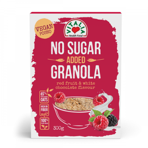 فيتاليا موسلي جرانولا بفواكة حمراء وشوكلاتة بيضاء...