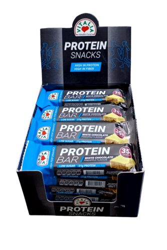 فيتاليا بروتين بار بنكهة الأناناس مغطى بالشوكولاتة...