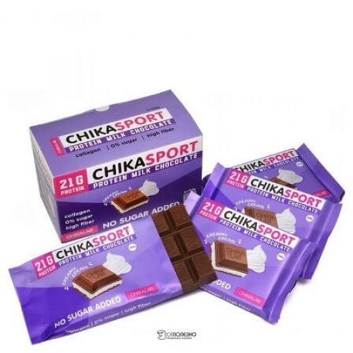 بروتين شوكلا بحشوة الكريمة باكت 14 حبة 100 جرام