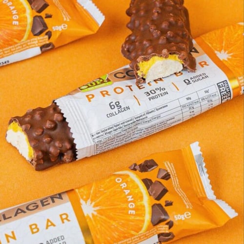 رايس أب كولاجين بار البروتين بنكهة البرتقال 50 جرا...