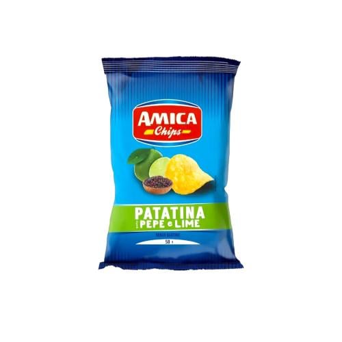 أميكا رقائق البطاطس بالفلفل والليمون 50 جرام