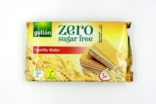 زيرو بسكوت ويفر فانيلا بدون سكر 180 جرام