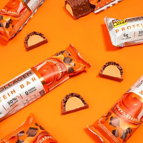 رايس أب كولاجين بار البروتين بالكراميل 50 جرام