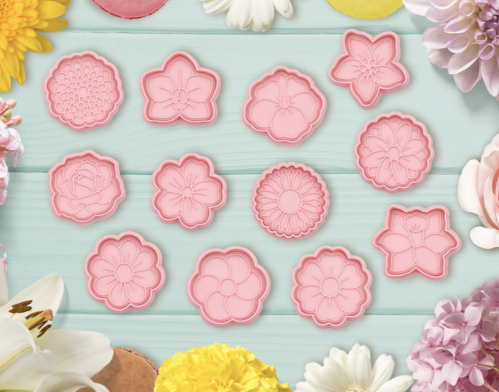 قطاعات ورد - 12 قطعة