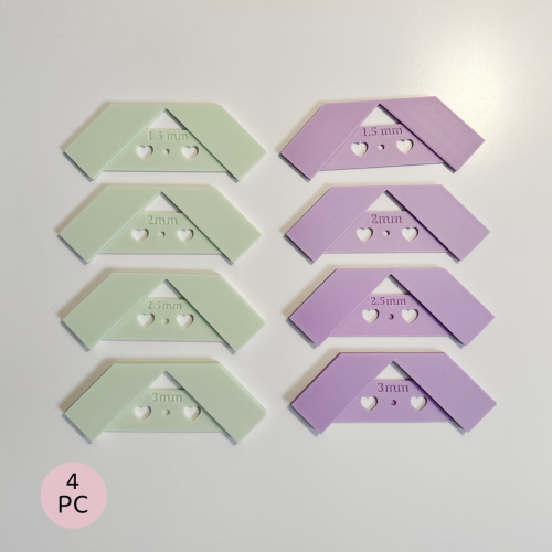 مجموعة قطع الزوايا بمقاسات متعددة 2