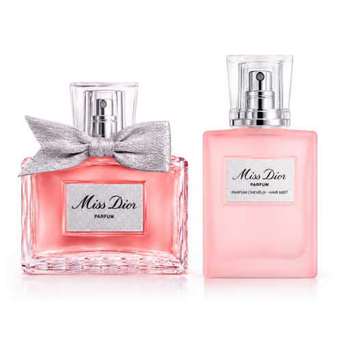 مجموعة عطر مس ديور بارفيوم 80 مل + معطر شعر مس ديو...
