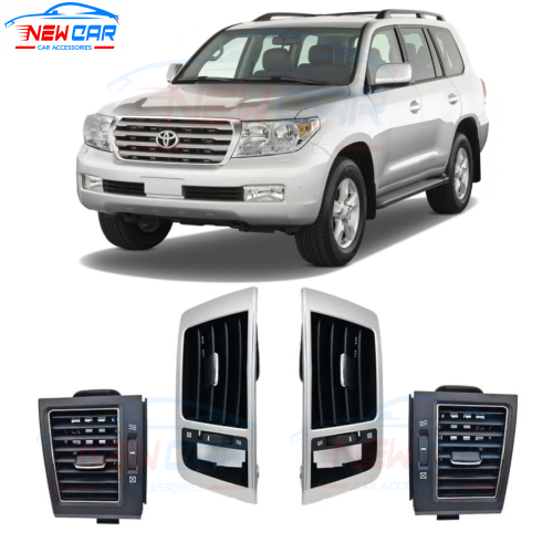 بكج طقم ديكورات ريش مكيف وسط فضي و ريش مكيف اطراف...