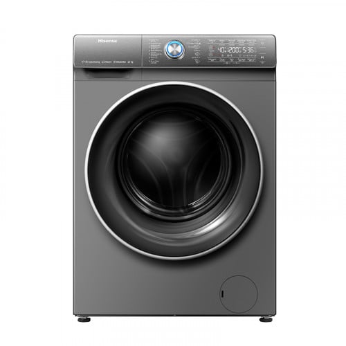 غسالة هايسنس فتحة امامية 12كيلو 7 كيلو تنشيف 100%...