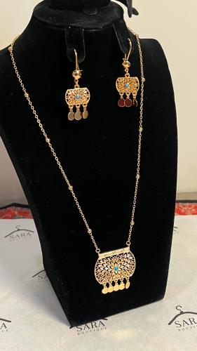 نص طقم نسائي مطلي 3