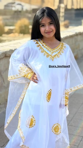 ثوب الدُرّة مطرز ( اطفال )