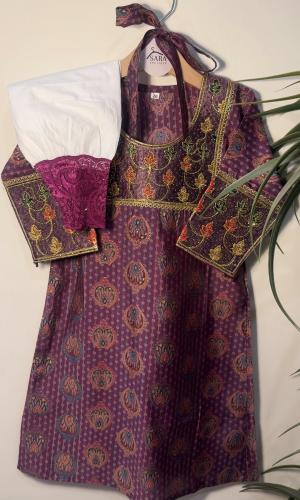 طقم اطفال بنفسجي ( 3 سنوات ونص -١٠ سنوات )