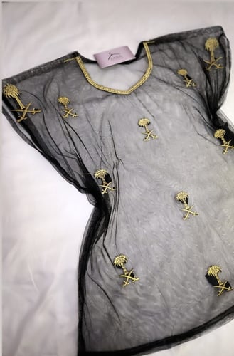 (ثوب نشل أطفال مطرز ️)