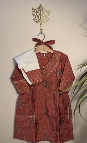 طقم كامل جلابيه تلَي اطفال (13-14 سنه)