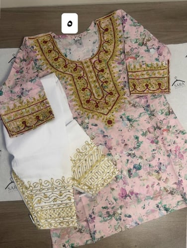 طقم مخور+ سروال ( ٦ شهور)