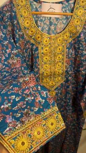 مخور نسائي جاهز ازرق ( سمول - اكس لارج- دبل اكس لا...