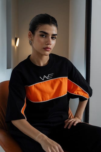 تيشيرت أسود - Black Divide T-Shirt