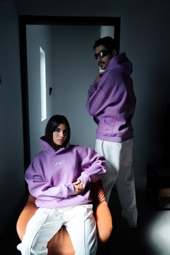 بلوفر موف - Mauve Hoodie