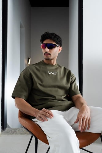 تيشيرت كلاسيك زيتي - Green Classic T-Shirt