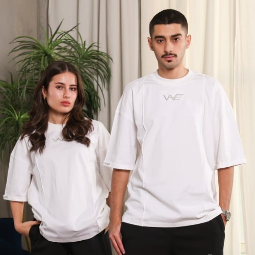تيشيرت مُحاك أبيض - White Knitted T-Shirt