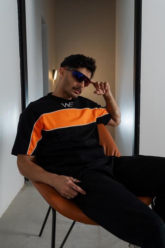 تيشيرت أسود - Black Divide T-Shirt