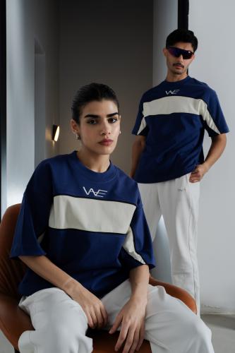 تيشيرت بنفسجي - Purple Divide T-Shirt